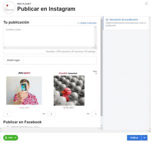 Carrusel de imágenes para Ig desde Facebook Carrusel de imágenes para Ig desde Facebook