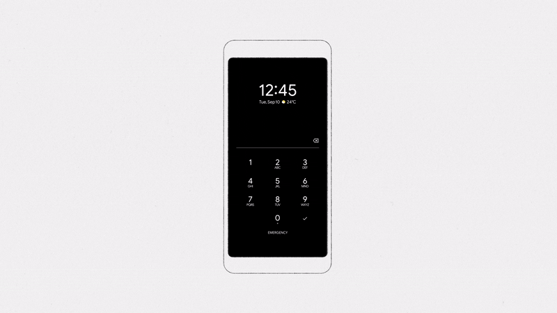 Unlock clock Google